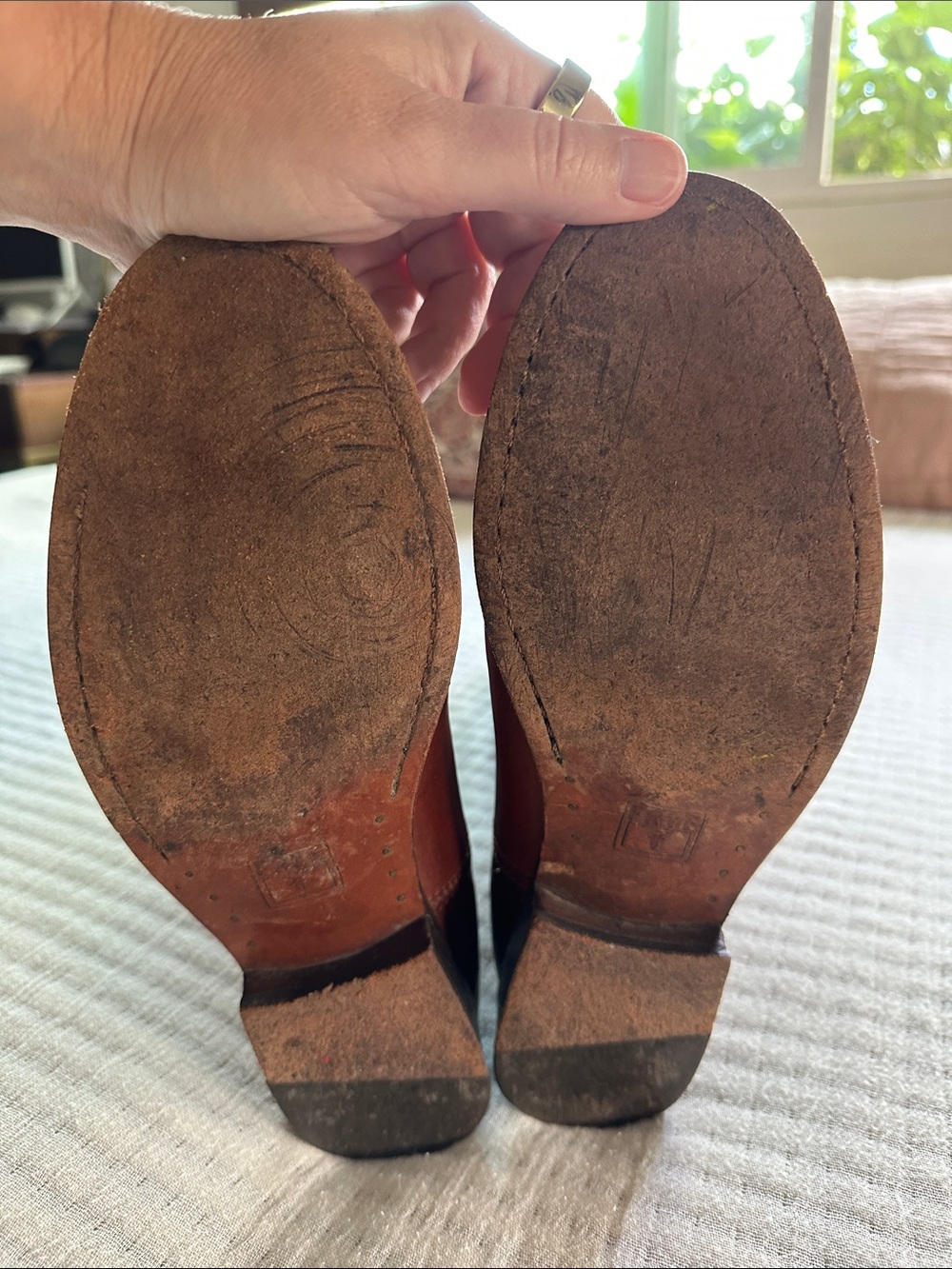 Frye “Melissa” Brown Leather Knee-High Riding Boots - Women - Picture 11 of 11